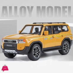 1:24 Toyota Prado Land Cruiser Lc250 Alloy Car Model Diecast Metal Toy Off-Road Vehicle Car Model Sound And Light