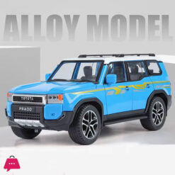 1:24 Toyota Prado Land Cruiser Lc250 Alloy Car Model Diecast Metal Toy Off-Road Vehicle Car Model Sound And Light