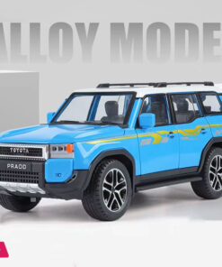 1:24 Toyota Prado Land Cruiser Lc250 Alloy Car Model Diecast Metal Toy Off-Road Vehicle Car Model Sound And Light - Image 4