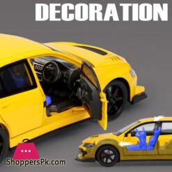 1:32 Jdm Mitsubishi Lancer Evolution Alloy Muscle Car Model Sound And Light Pull Back Children'S Toy Collectibles Birthday Gift