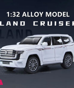 1:32 Toyota Land Cruiser Lc300 Alloy Diecasts Metal Toy Car Model Sound And Light Pull Back - Image 2