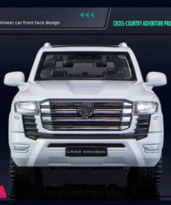 1:32 Toyota Land Cruiser Lc300 Alloy Diecasts Metal Toy Car Model Sound And Light Pull Back - Image 4