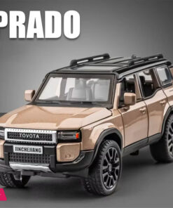 1:32 Toyota Land Cruiser Prado SUV Alloy Die Cast Toy Car Model Sound and Light Children's Toy Collectibles