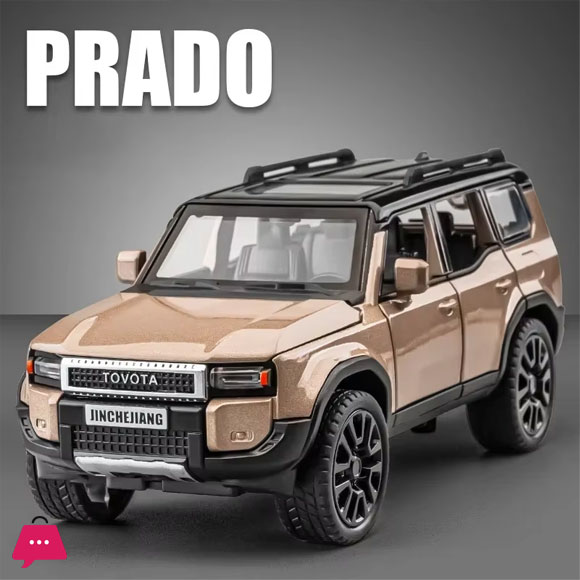 1:32 Toyota Land Cruiser Prado Suv Alloy Die Cast Toy Car Model Sound And Light Children'S Toy Collectibles 3 1:32 Toyota Land Cruiser Prado Suv Alloy Die Cast Toy Car Model Sound And Light Children'S Toy Collectibles