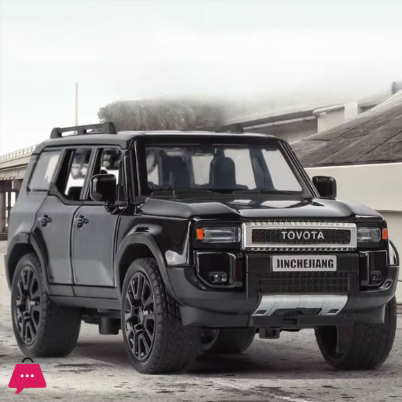 1:32 Toyota Land Cruiser Prado Suv Alloy Die Cast Toy Car Model Sound And Light Children'S Toy Collectibles 4 1:32 Toyota Land Cruiser Prado Suv Alloy Die Cast Toy Car Model Sound And Light Children'S Toy Collectibles - Image 2