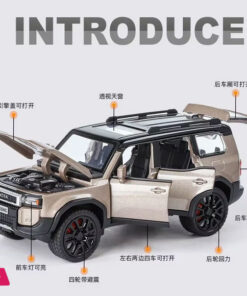 1:32 Toyota Land Cruiser Prado Suv Alloy Die Cast Toy Car Model Sound And Light Children'S Toy Collectibles 37 1:32 Toyota Land Cruiser Prado Suv Alloy Die Cast Toy Car Model Sound And Light Children'S Toy Collectibles - Image 4