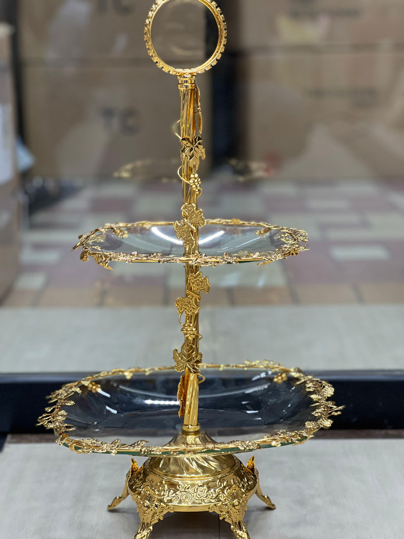 2 Tier Organizer Dessert Holder Stand