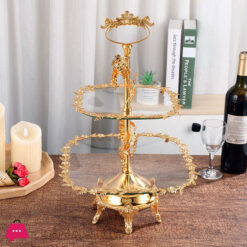 2 Tier Organizer Dessert Holder Stand