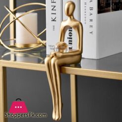 3-Pcs Abstract Figurine Art Statue Decoration Home Lover Sculpture Ornament Desktop Decor Couple Sculpture Art Modern Artwork