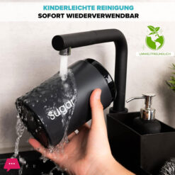 3-Piece Vintage Retro Metal Containers With Lids Coffee Tea Sugar Set Steel Lid