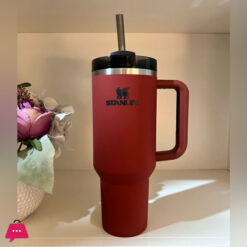 Stanley The Quencher H2.0 FlowState Tumbler Soft Matte 30 OZ Red Rust