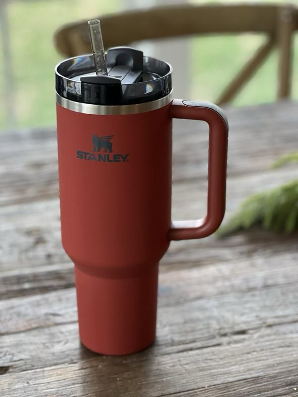 Stanley The Quencher H2.0 Flowstate Tumbler Soft Matte 30 Oz Red Rust