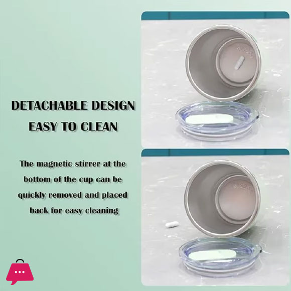 350Ml Stainless Steel Cup Automatic Self Stirring Mug Coffee Milk Juice Mixing Cup Electric Magnetic Stirring Cup 7 350Ml Stainless Steel Cup Automatic Self Stirring Mug Coffee Milk Juice Mixing Cup Electric Magnetic Stirring Cup - Image 5