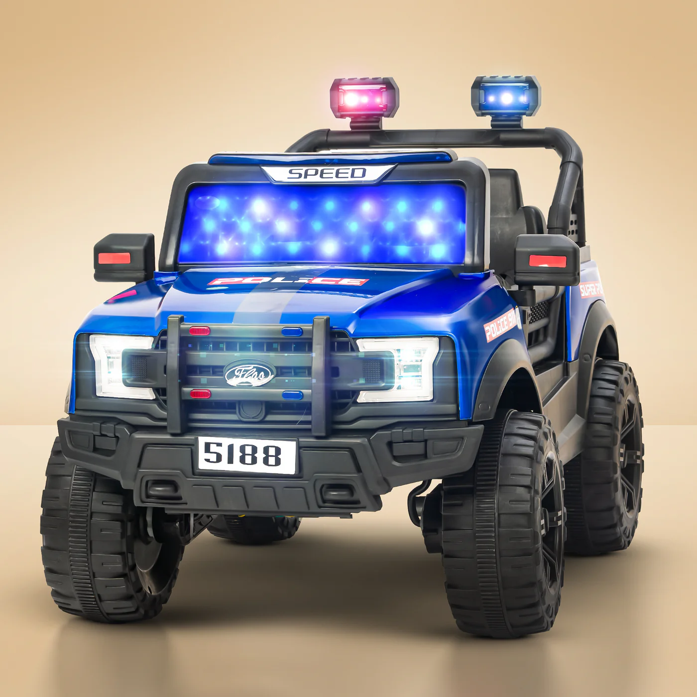 4X4 Electric Jeep For Kids – Battery Operated Ride-On Car With Rgb Lights &Amp; Music