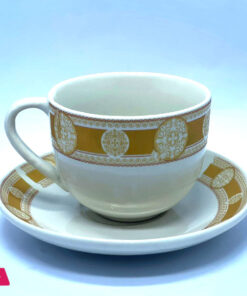 Bone Cup & Saucer Set of 6 Pieces