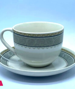 Bone Cup &Amp; Saucer Set Of 6 Pieces 14 Bone Cup &Amp; Saucer Set Of 6 Pieces - Image 5
