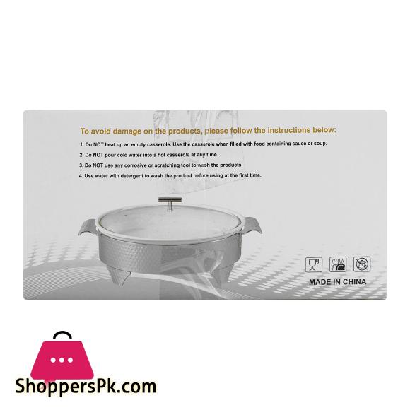 Brilliant Oval Casserole Serving Dish With Candle Stand Buffet Food Warmer 14.5 Inch 5 Brilliant 145 Oval Casserole Serving Dish With Candle Standrack Buffet Food Warmer Br0008