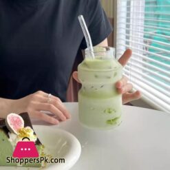 Creative Lactic Acid Bacteria Glass Cup Coffee Glasses Heatproof Milk Juice Ice Tea Glass 500Ml