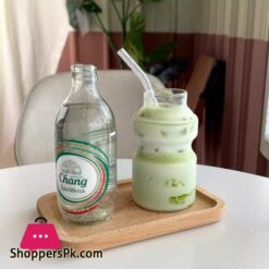 Creative Lactic Acid Bacteria Glass Cup Coffee Glasses Heatproof Milk Juice Ice Tea Glass 500Ml