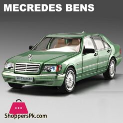 Diecast 1:24 Benzs Vintage W140 320Sel Alloy Car Model Simulation Toy Vehicle Sound Light 10 Diecast 1:24 Benzs Vintage W140 320Sel Alloy Car Model Simulation Toy Vehicle Sound Light