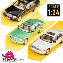 Diecast 1:24 Benzs Vintage W140 320Sel Alloy Car Model Simulation Toy Vehicle Sound Light 12 Diecast 1:24 Benzs Vintage W140 320Sel Alloy Car Model Simulation Toy Vehicle Sound Light