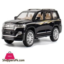 Diecast 124 Scale Land Cruiser V8 Alloy Model Car Lights And Sound 6 Door Open