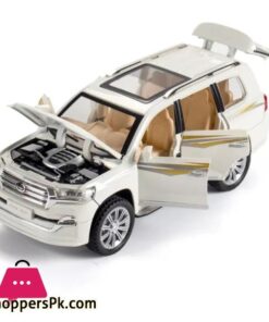 Diecast 1:24 Scale Land Cruiser V8 Alloy Model Car Lights &Amp; Sound 6 Door Openable 11 Diecast 124 Scale Land Cruiser V8 Alloy Model Car Lights And Sound 6 Door Open