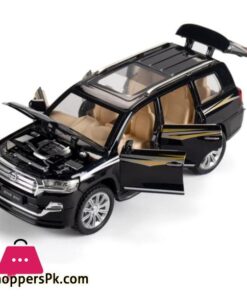 Diecast 1:24 Scale Land Cruiser V8 Alloy Model Car Lights &Amp; Sound 6 Door Openable 12 Diecast 124 Scale Land Cruiser V8 Alloy Model Car Lights And Sound 6 Door Open