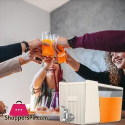 Fridge Drink Dispenser Leakproof Fridge Water Dispenser Drink Container 5.3 Liter