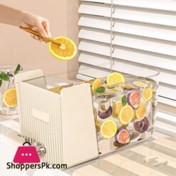 Fridge Drink Dispenser Leakproof Fridge Water Dispenser Drink Container 5.3 Liter