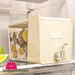 Fridge Drink Dispenser Leakproof Fridge Water Dispenser Drink Container 5.3 Liter