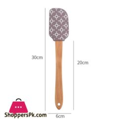Geometric Silicone Spatula Cake Scraper Cream Mixing Spatula Kitchen Gadgets Heat Resistant Utensils Cake Brush Kitchen Tools