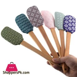 Geometric Silicone Spatula Cake Scraper Cream Mixing Spatula Kitchen Gadgets Heat Resistant Utensils Cake Brush Kitchen Tools