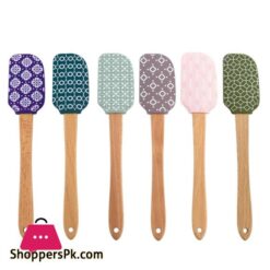 Geometric Silicone Spatula Cake Scraper Cream Mixing Spatula Kitchen Gadgets Heat Resistant Utensils Cake Brush Kitchen Tools
