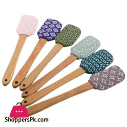 Geometric Silicone Spatula Cake Scraper Cream Mixing Spatula Kitchen Gadgets Heat Resistant Utensils Cake Brush Kitchen Tools