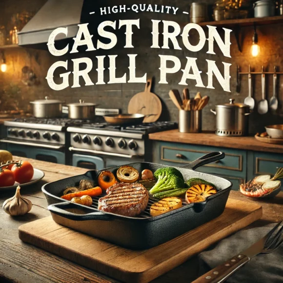 Cast Iron Grill Skillet Pans