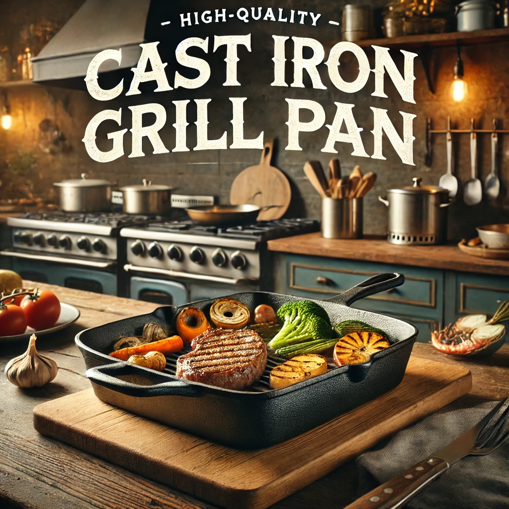Cast Iron Grill Skillet Pans