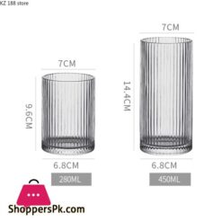 Rossel Crystal Self Linning Easy Grip Drink Glass Set Of 6