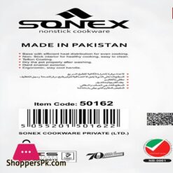 Sonex New Non Stick Blossom Gift Set Gl 16Pcs Trending Non Stick Random Colors Cookware Sets 50162