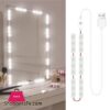 Usb Led Strip Lights Dressing Mirror Makeup Mirror Lights Dimmable Touch Control Vanity Mirror Lights Bathroom Mirror Light