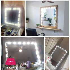 Usb Led Strip Lights Dressing Mirror Makeup Mirror Lights Dimmable Touch Control Vanity Mirror Lights Bathroom Mirror Light
