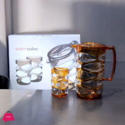 Acrylic Cube Design Water Set of 7