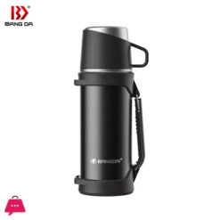 Bangda Water Bottle Vacuum Outdoor Camping Thermos Travel Pot With Belt Large 1.2Liter