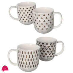 Danny Home 400Ml Gray Mug Set Of 4