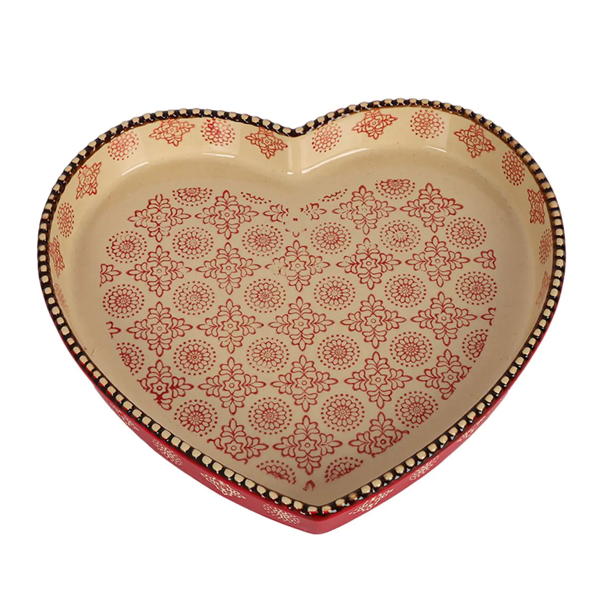 Danny Home Ceramic Heart Baking Dish