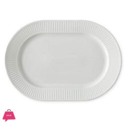 Danny Home Ceramic Oval Porcelain Plate  12.5 Inch
