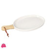 Danny Home Dessert Tray With Wooden Handle 13 Inch 2 Danny Home Dessert Tray With Wooden Handle 13 Inch