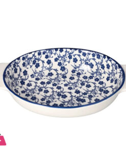 Danny Home Floral Design Ceramic Rnd Casserole Bowl