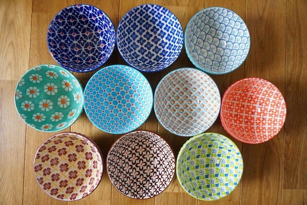 Danny Home Nuance Ceramic Colour Bowls Set