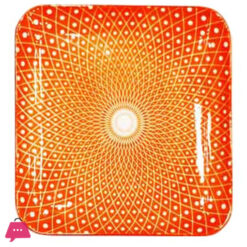 Danny Home Orange Dinner Flat Plate 7.5 Inch